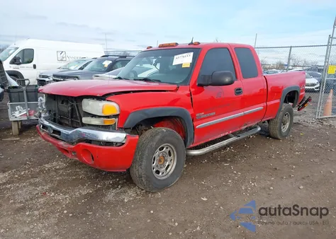 2005 GMC Sierra 2500Hd Slt z USA, uszkodzony, nr VIN 1GTHK29205E156143